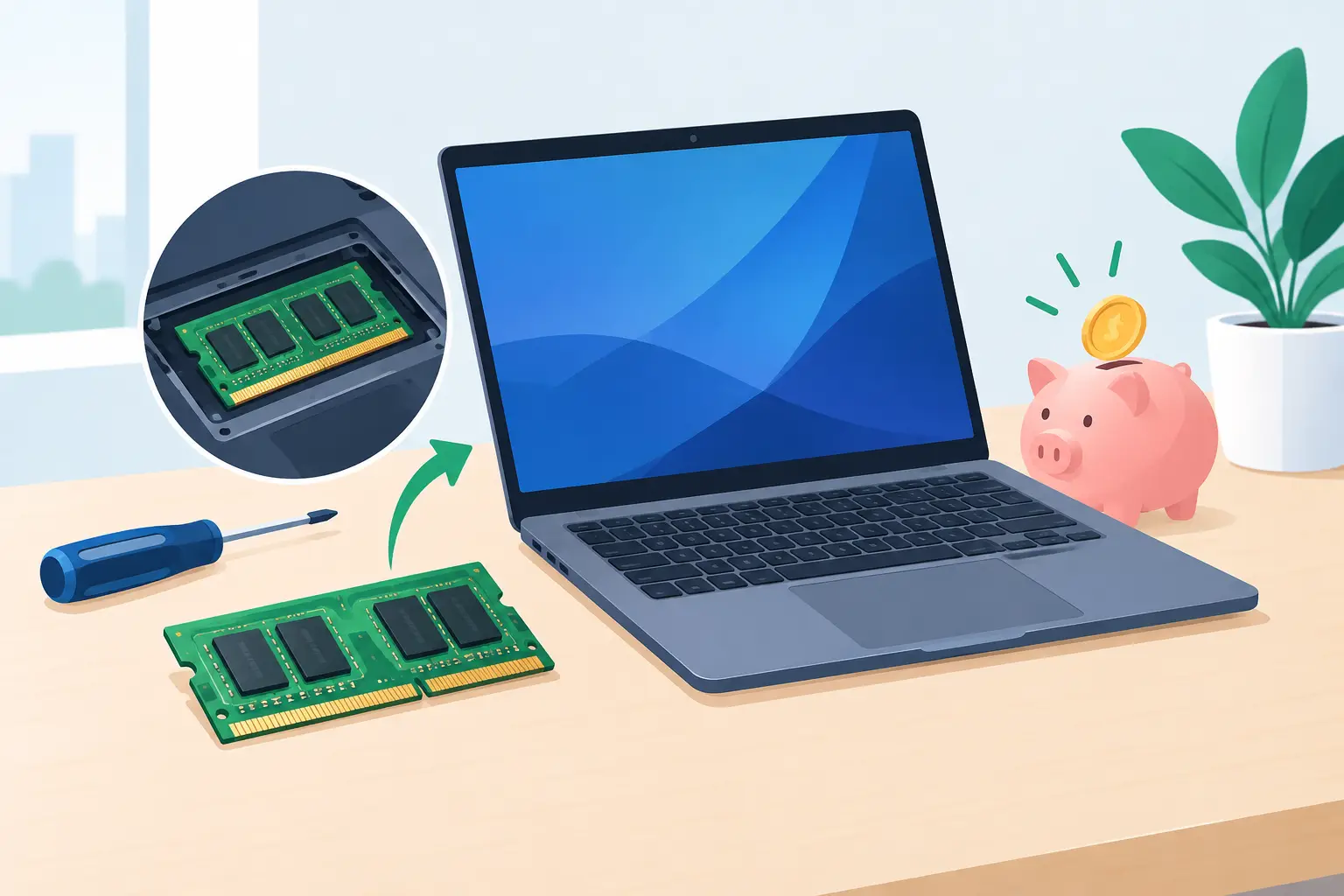 Cómo ampliar RAM notebook sin gastar de más